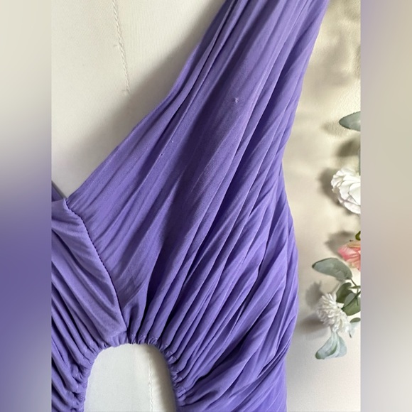 A.L.C. Delfina Pleated One Shoulder Gown - Picture 8 of 12